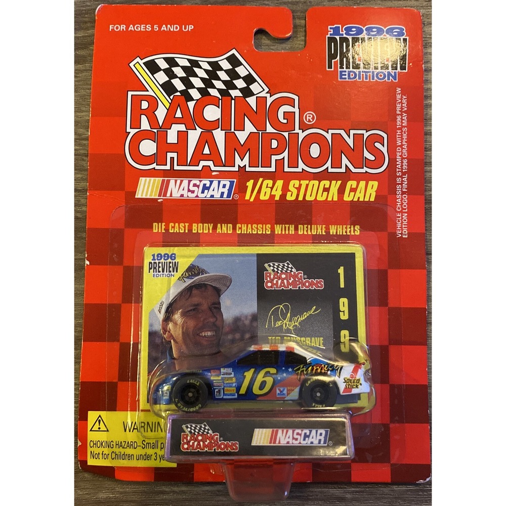 Racing Champions 1996 Preview Edition Ted Musgrave #16 NASCAR Car